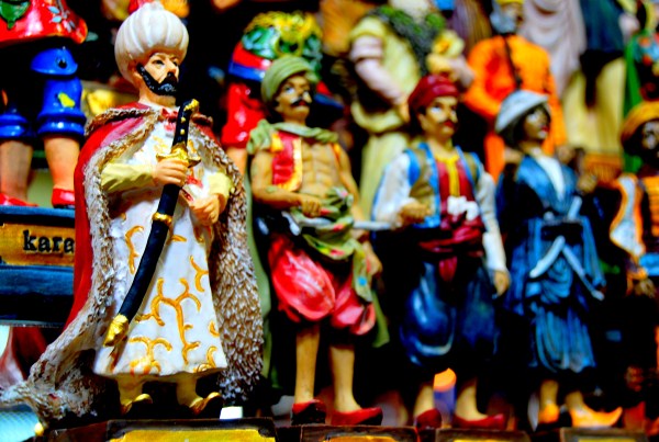 Souvenirs in the Grand Bazaar of Istanbul